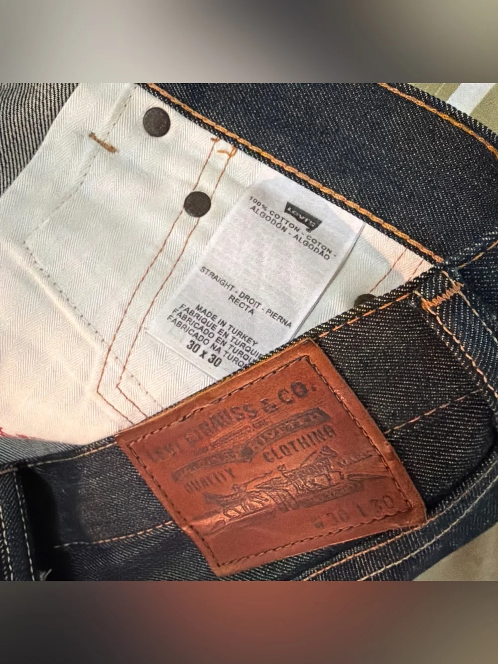 Levi's Men's Indigo Straight Jeans